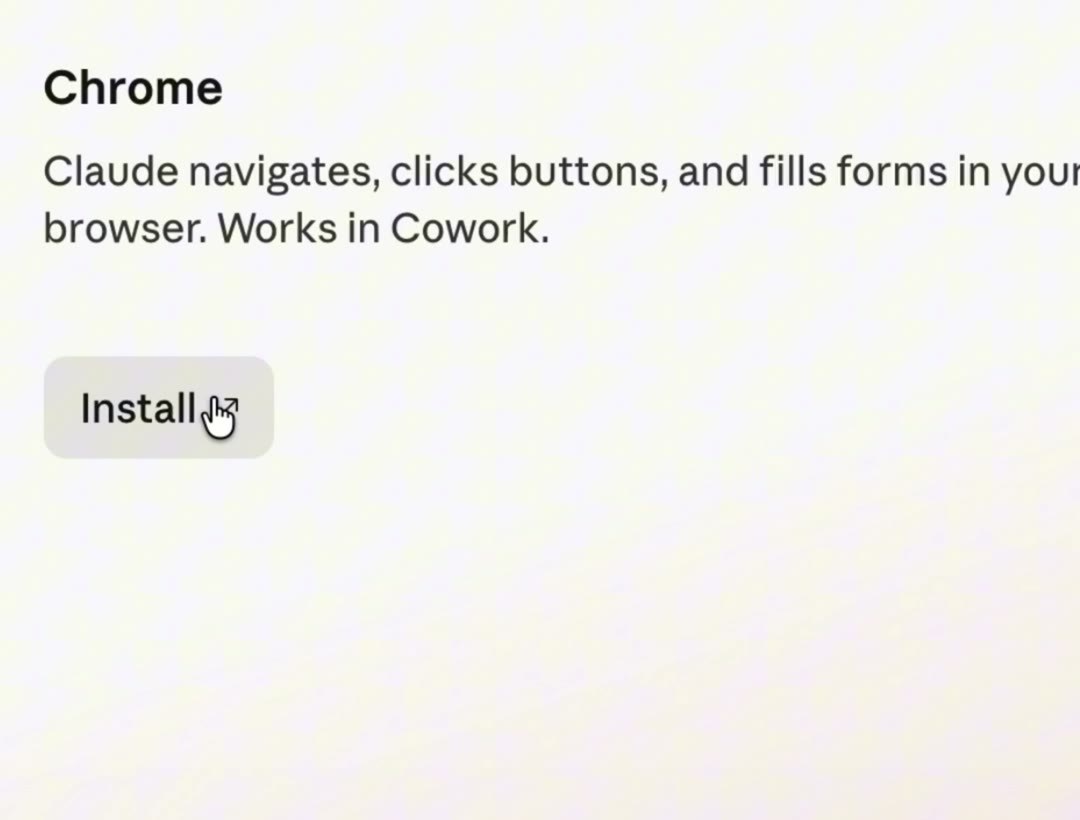 من صفحة التنزيل الرسمية اضغطوا Install لإضافة Chrome